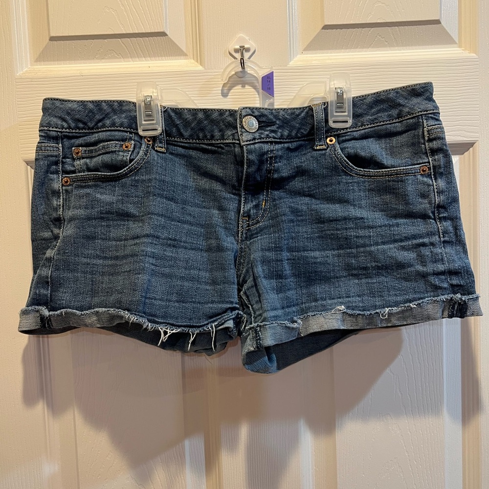 American Eagle Outfitters Dark Blue Jean Shorts